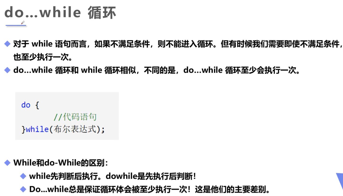 do while循环