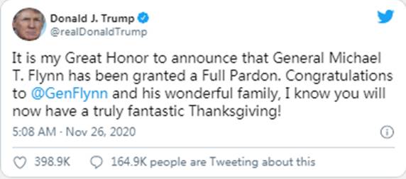 特朗普总统赦免弗林将军|Sierra(NZ)