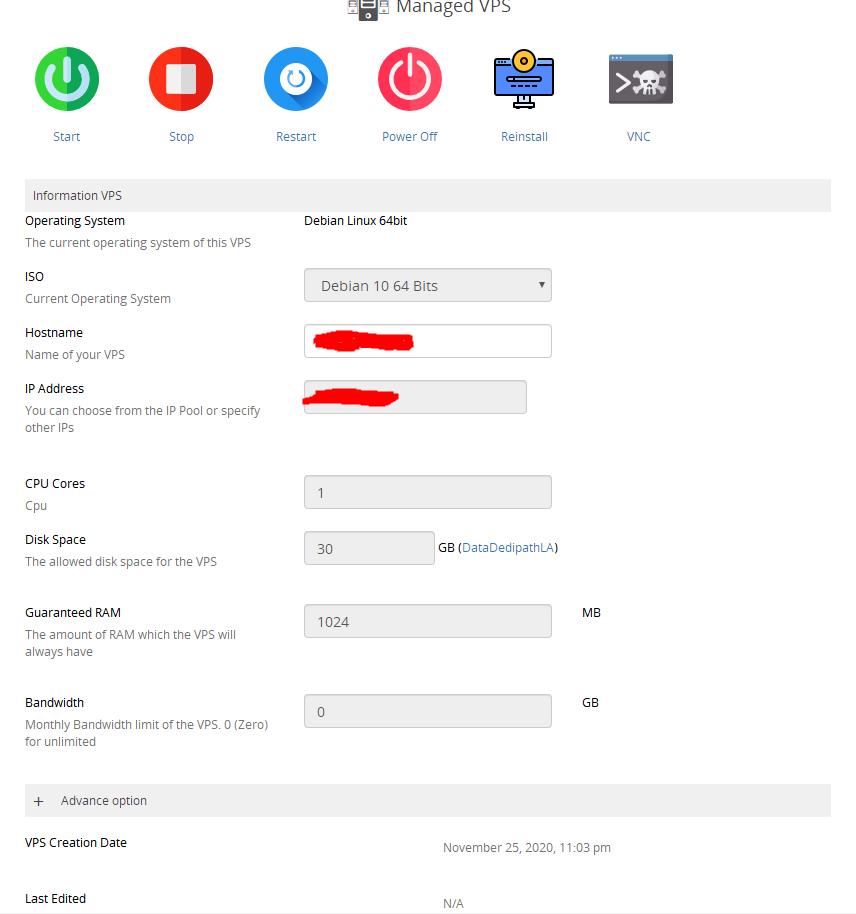 georgedatacenter的面板咋就一个重装系统的功能-图1