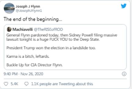 官方消息:弗林将军是无辜的|Sierra(NZ)