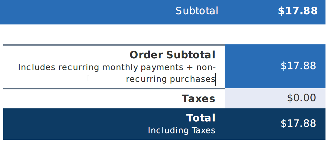 ovh178的订单invoice 文件里有0 Includes recurring monthly payments-图1