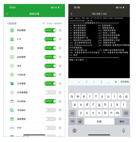 越来越牛X 宝塔面板已支持批量建站 APP连SSH-图1