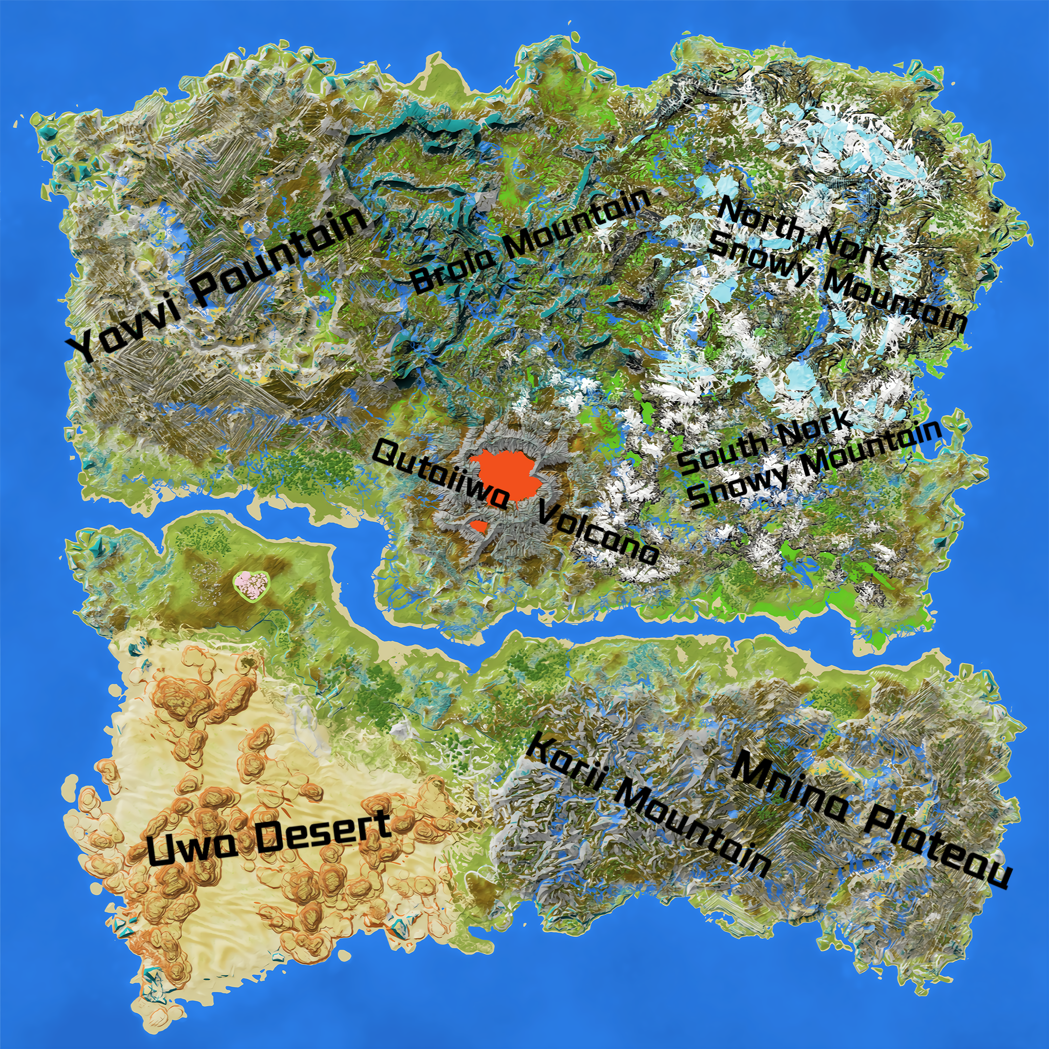 6kTerrain-Norakias[The new home of humans] Minecraft Map