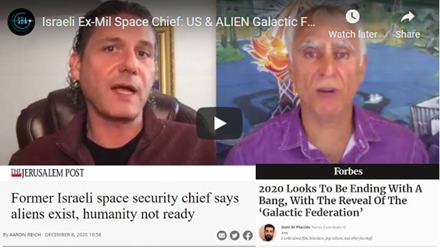 萨拉博士|2020/12/19 以色列科学家声称美国外国人协议和银河联邦的争议