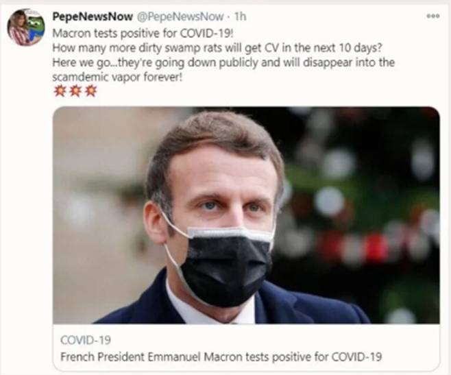 Macron tests covid-19 positive 人类的大规模觉醒与新地球的建立