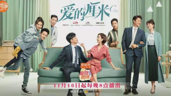 电视剧《爱的厘米》海报