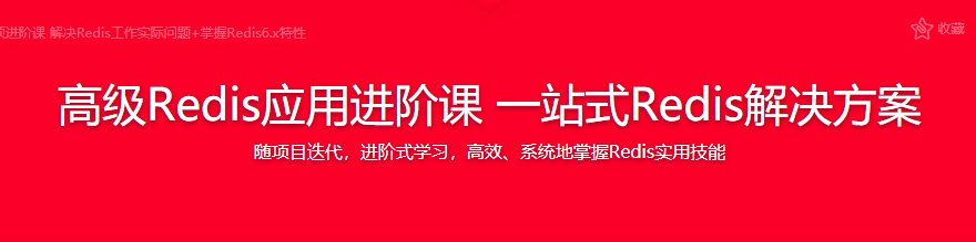 高级Redis应用进阶课 一站式Redis解决方案-记得吗博客
