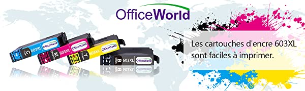 Cartouche d'encre Officeworld Cartouche compatible - 12 Cartouches  d'Encre Epson 603XL Compatible pour Expression Home XP 2100 XP 2105 XP  2150 XP 2155 XP 3100 XP 3105 XP 3150 XP